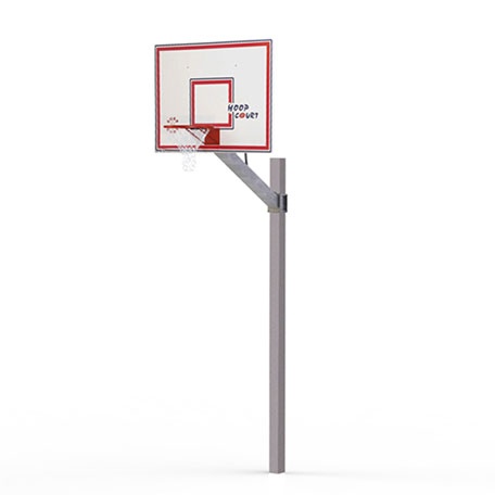 Basketset Playmaker Easy med stativ, basketkorg, nät och platta