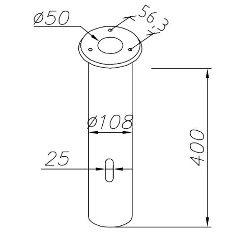 Adapter Betongfundament Pollare