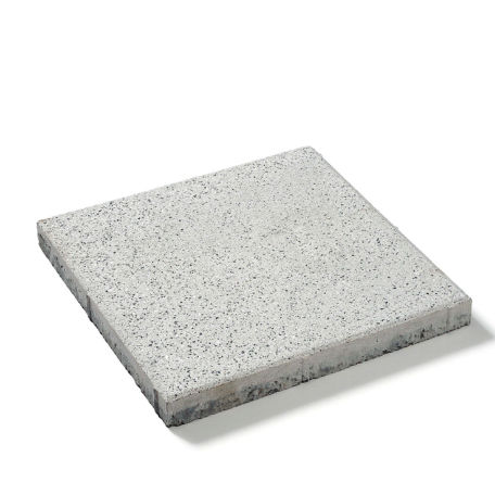 Trädgårdsplatta Vision 400x400x60 Platina (Vit)