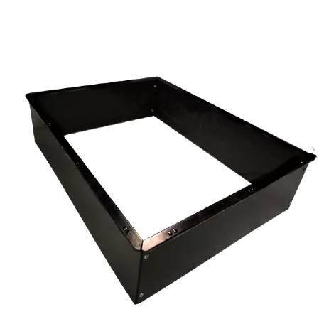 Snigelkant till pallkrage 1200x800 mm i svart