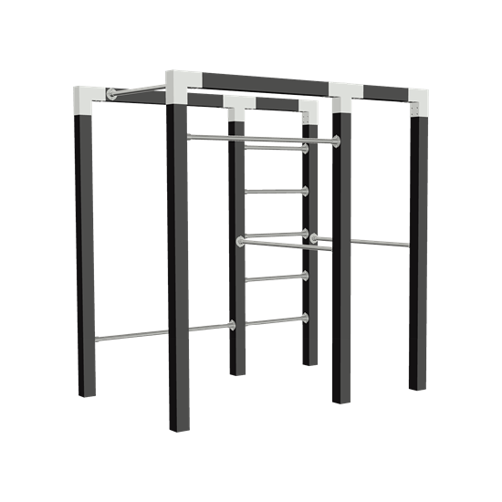 Outdoor fitness - Modell 2 - Svart