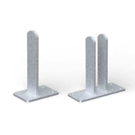 Golvfundamnet för Ø76 mm rör