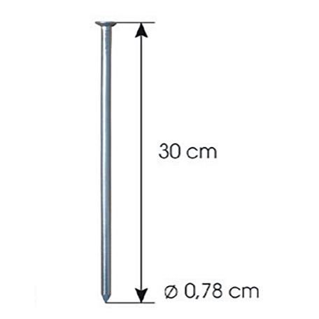GardenEdge Ankarspik Galv 0,8x30cm